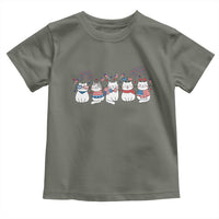 Patriotic Cat Lover Gift Toddler T Shirt America 250 Anniversary