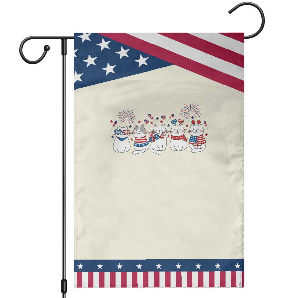 Patriotic Cat Lover Gift Garden Flag America 250 Anniversary