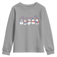 Patriotic Cat Lover Gift Youth Sweatshirt America 250 Anniversary