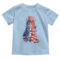Proud American Cat Lover Toddler T Shirt Patriotic Animal Lover Gift