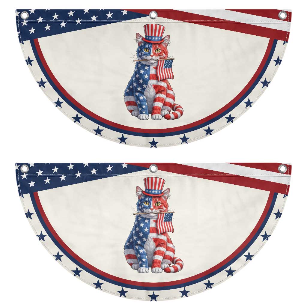 Proud American Cat Lover Patriotic Fan Flag Animal Lover Gift