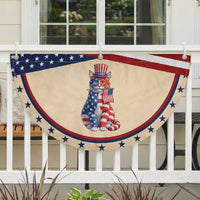 Proud American Cat Lover Patriotic Fan Flag Animal Lover Gift