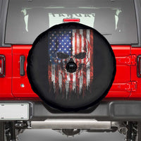 Patriotic Skull American Flag USA Pride Spare Tire Cover