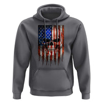 Patriotic Skull American Flag USA Pride Hoodie