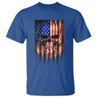 Patriotic Skull American Flag USA Pride T Shirt