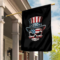 American Flag Skull Patriotic Pride Garden Flag USA 250 Anniversary