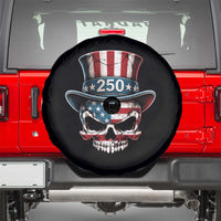 American Flag Skull Patriotic Pride Spare Tire Cover USA 250 Anniversary