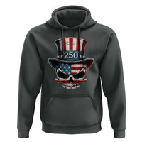 American Flag Skull Patriotic Pride Hoodie USA 250 Anniversary