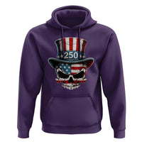 American Flag Skull Patriotic Pride Hoodie USA 250 Anniversary