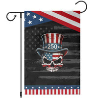 American Flag Skull Patriotic Pride Garden Flag USA 250 Anniversary