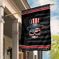American Flag Skull Patriotic Pride Garden Flag USA 250 Anniversary