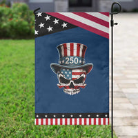 American Flag Skull Patriotic Pride Garden Flag USA 250 Anniversary