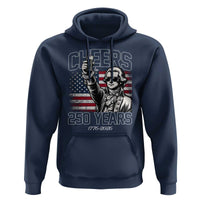 Patriotic Thomas Jefferson Hoodie Cheers To 250 Years