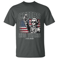 Patriotic Thomas Jefferson T Shirt Cheers To 250 Years