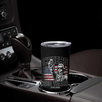 Patriotic Thomas Jefferson Tumbler Cup Cheers To 250 Years