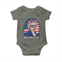 Funny Murica Thomas Jefferson Baby Onesie Founding Father Gift