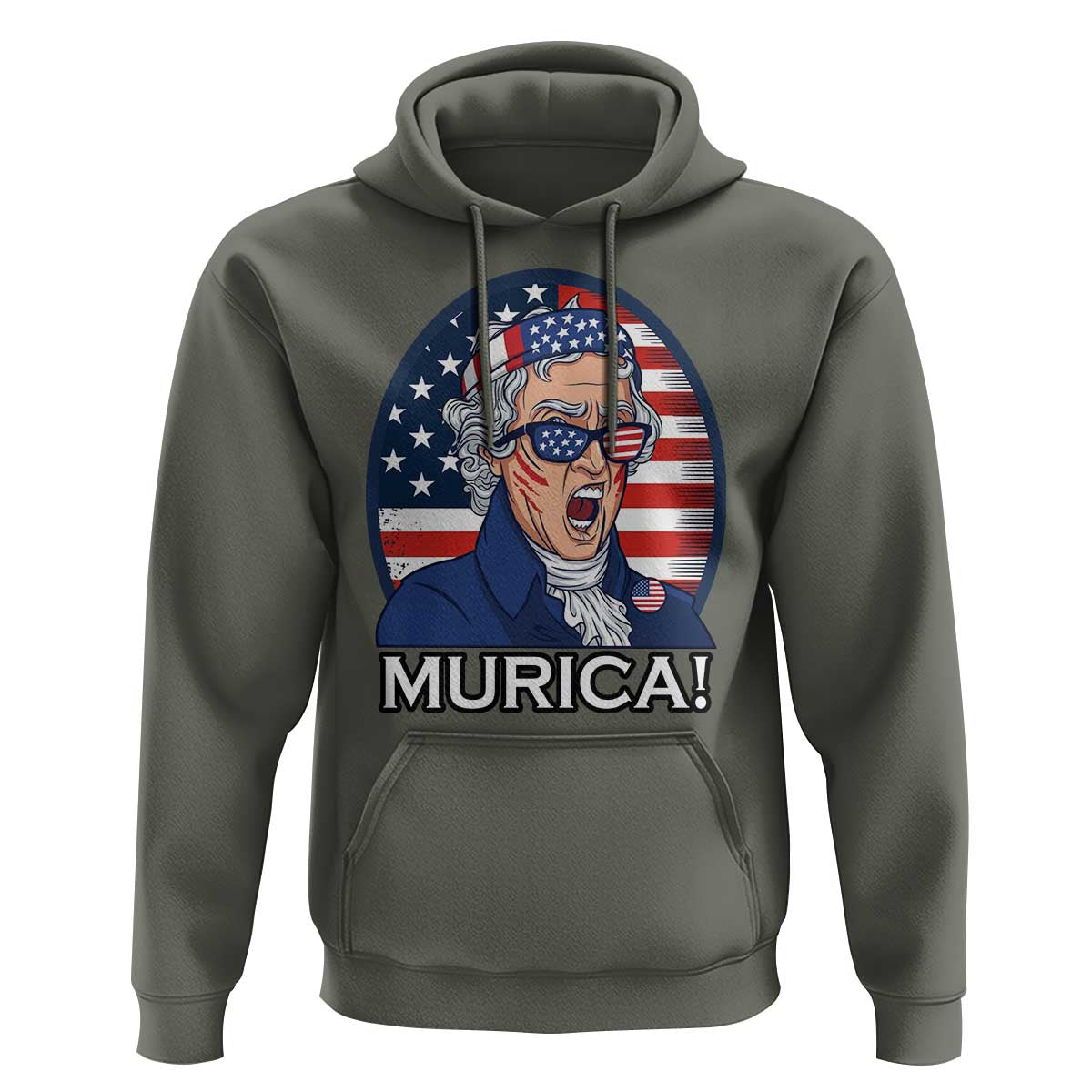 Funny Murica Thomas Jefferson Hoodie Founding Father Gift