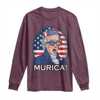 Funny Murica Thomas Jefferson Long Sleeve Shirt Founding Father Gift