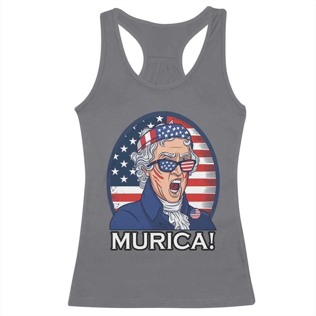 Funny Murica Thomas Jefferson Racerback Tank Top Founding Father Gift
