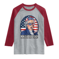 Funny Murica Thomas Jefferson Raglan Shirt Founding Father Gift