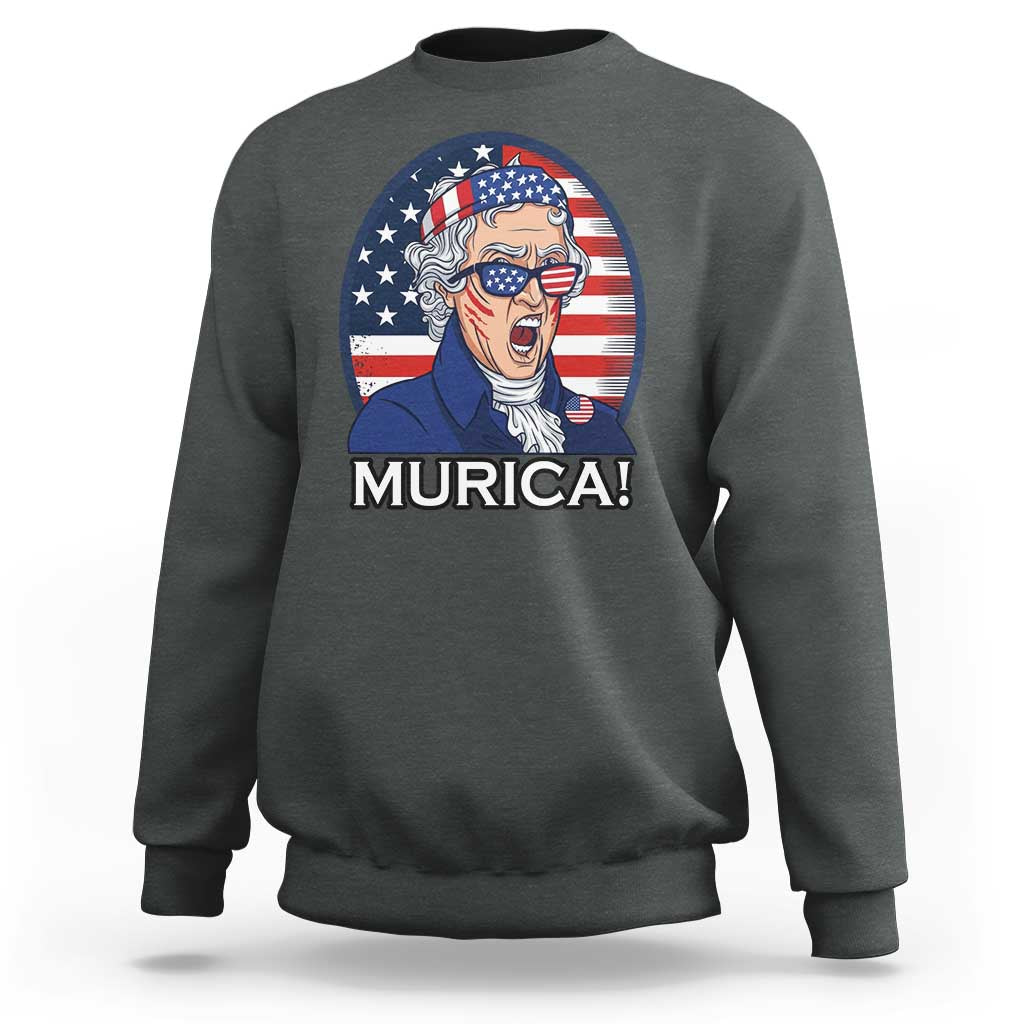 Funny Murica Thomas Jefferson Sweatshirt Founding Father Gift
