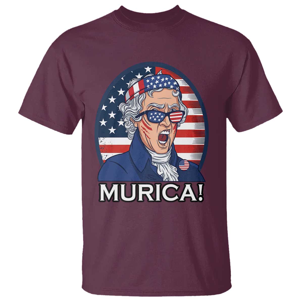 Funny Murica Thomas Jefferson T Shirt Founding Father Gift