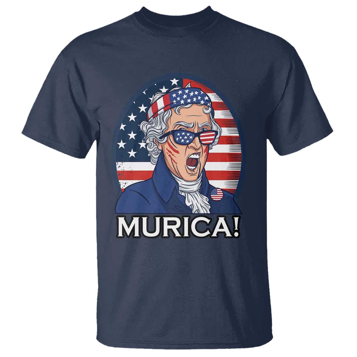 Funny Murica Thomas Jefferson T Shirt Founding Father Gift