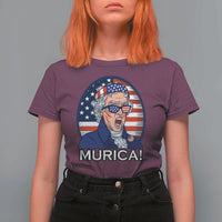 Funny Murica Thomas Jefferson T Shirt For Women Founding Father Gift