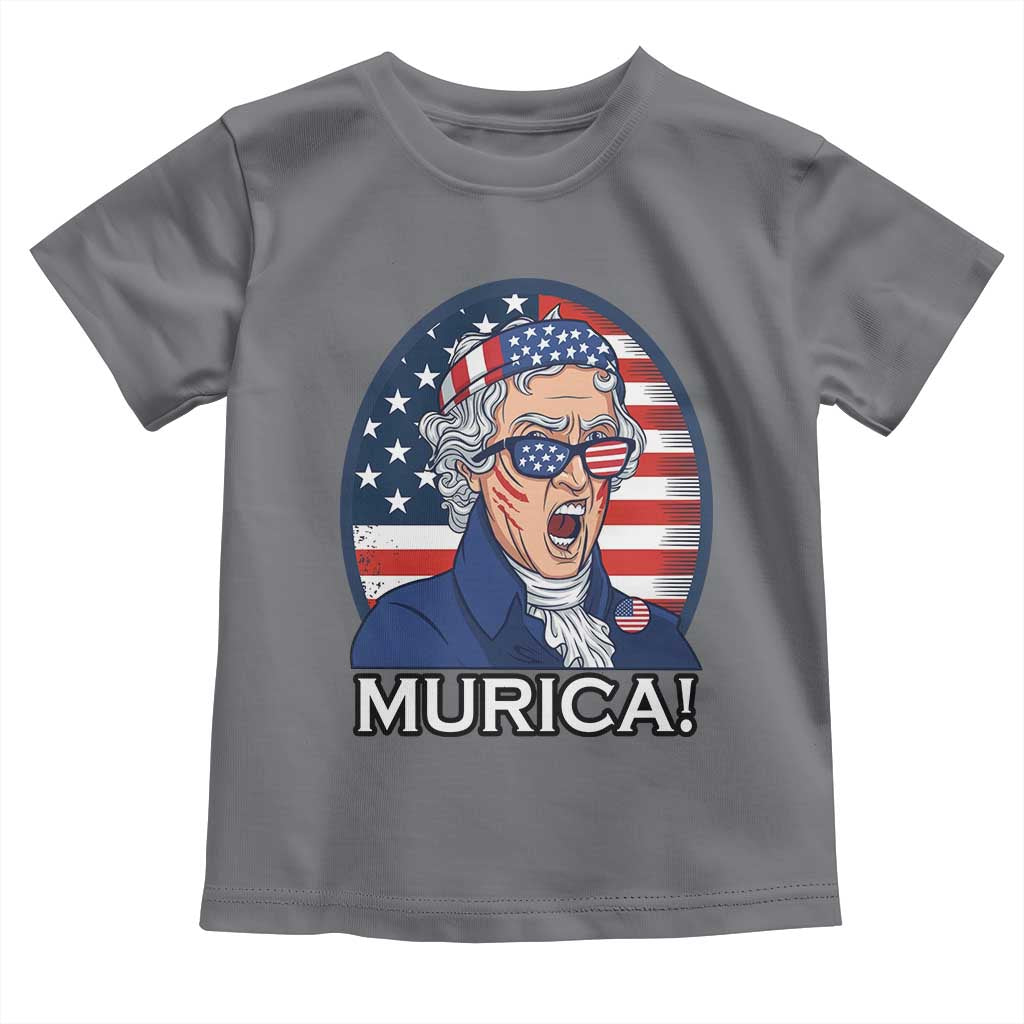 Funny Murica Thomas Jefferson Toddler T Shirt Founding Father Gift