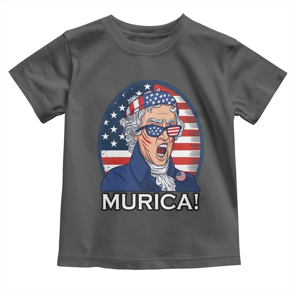 Funny Murica Thomas Jefferson Toddler T Shirt Founding Father Gift