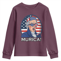 Funny Murica Thomas Jefferson Youth Sweatshirt Founding Father Gift