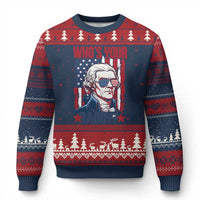 Funny Thomas Jefferson Ugly Christmas Sweater Who Is Your Daddy