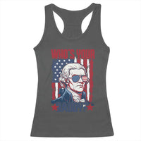Funny Thomas Jefferson Racerback Tank Top Who Is Your Daddy