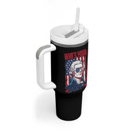 Funny Thomas Jefferson Tumbler With Handle Who Is Your Daddy