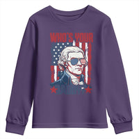 Funny Thomas Jefferson Youth Sweatshirt Who Is Your Daddy