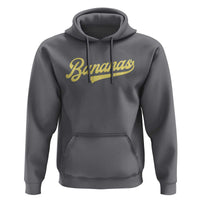 Funny Banana Pattern Typography Hoodie Retro Throwback Fruit Lover