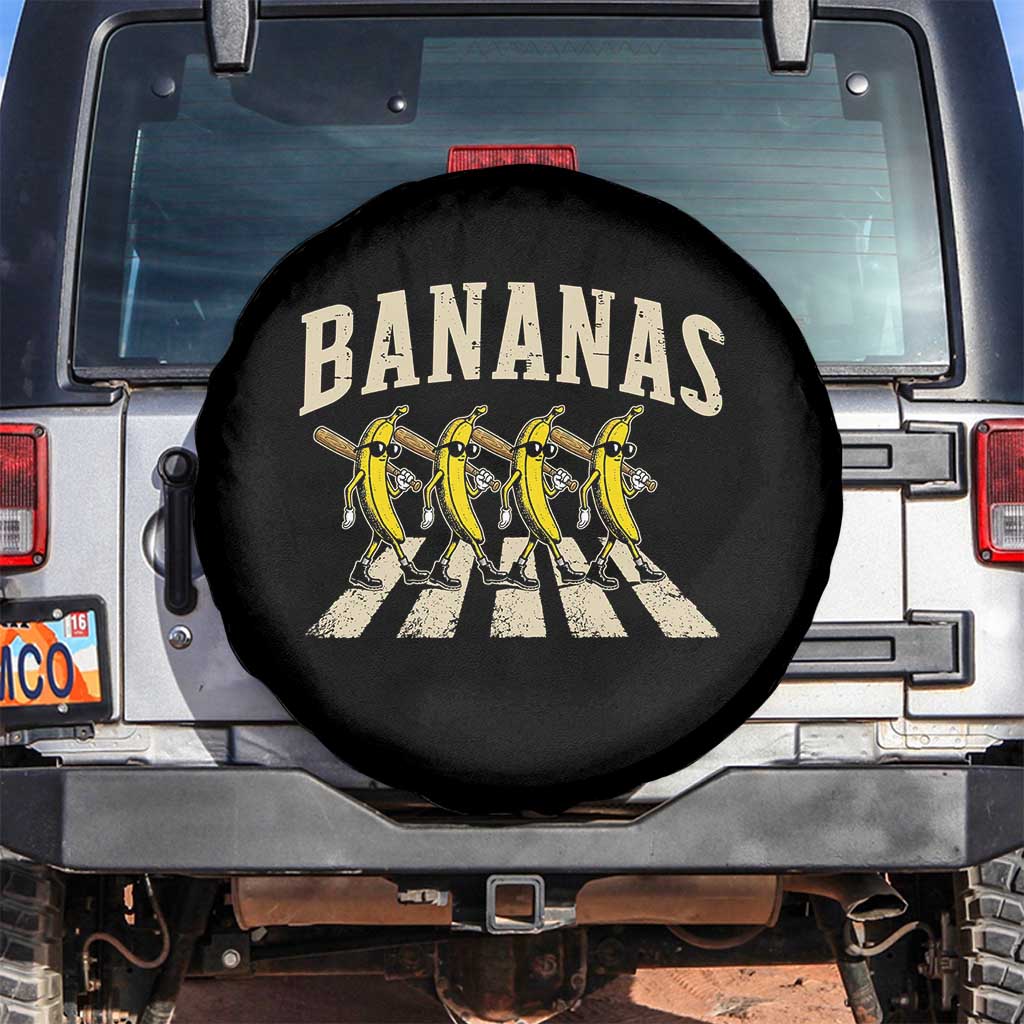Retro Bananas Parody Spare Tire Cover Funny Baseball Player Gift