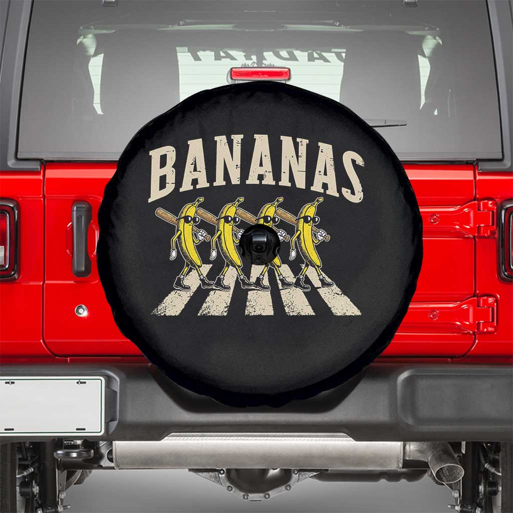 Retro Bananas Parody Spare Tire Cover Funny Baseball Player Gift