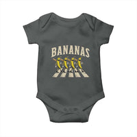 Retro Bananas Parody Baby Onesie Funny Baseball Player Gift