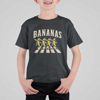 Retro Bananas Parody T Shirt For Kid Funny Baseball Player Gift