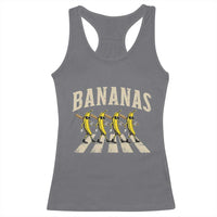 Retro Bananas Parody Racerback Tank Top Funny Baseball Player Gift