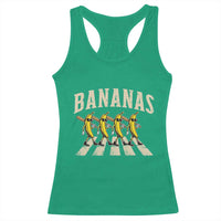 Retro Bananas Parody Racerback Tank Top Funny Baseball Player Gift