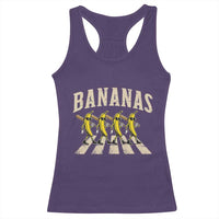 Retro Bananas Parody Racerback Tank Top Funny Baseball Player Gift