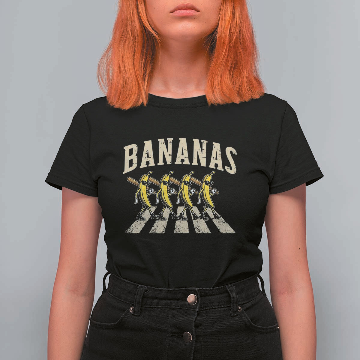 Retro Bananas Parody T Shirt For Women Funny Baseball Player Gift