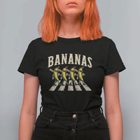 Retro Bananas Parody T Shirt For Women Funny Baseball Player Gift