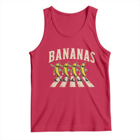 Retro Bananas Parody Tank Top Funny Baseball Player Gift