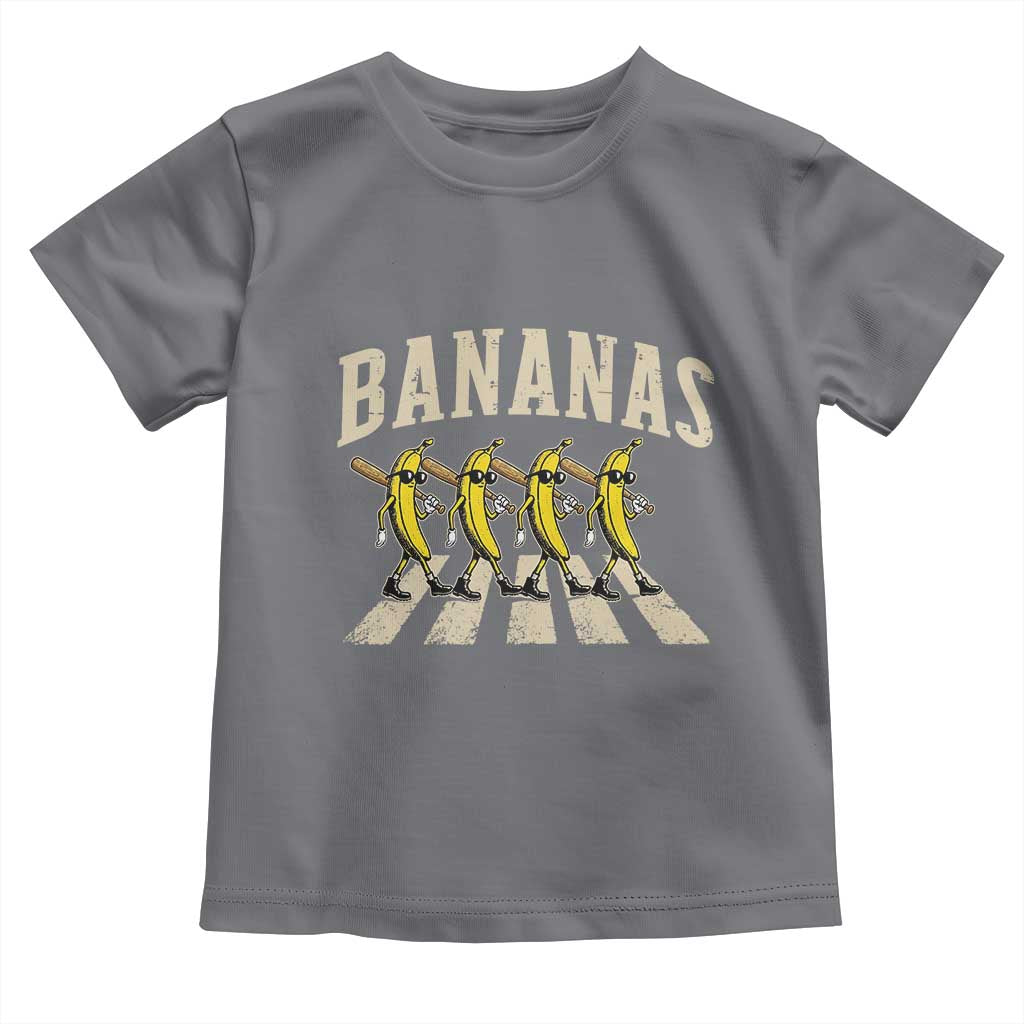 Retro Bananas Parody Toddler T Shirt Funny Baseball Player Gift