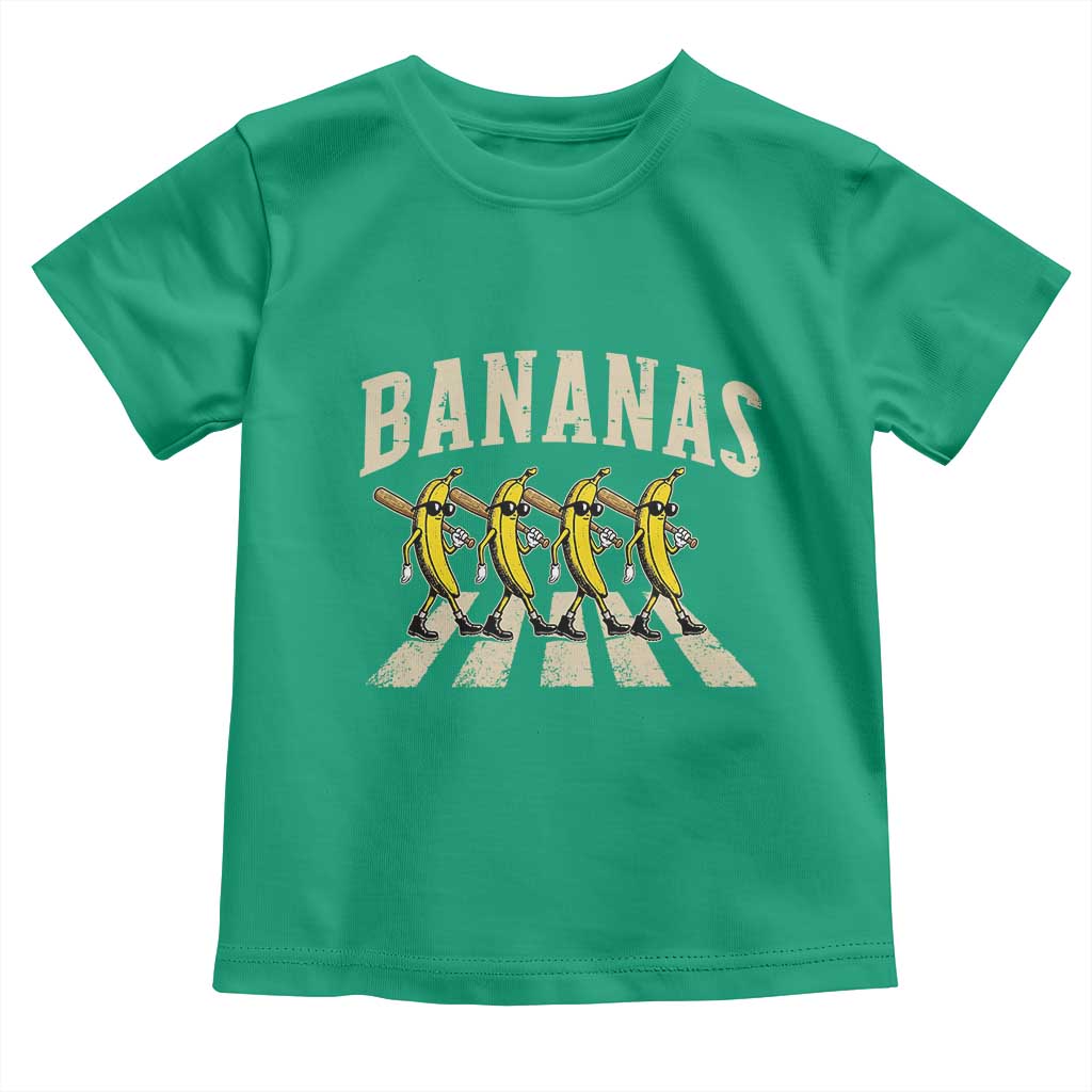 Retro Bananas Parody Toddler T Shirt Funny Baseball Player Gift
