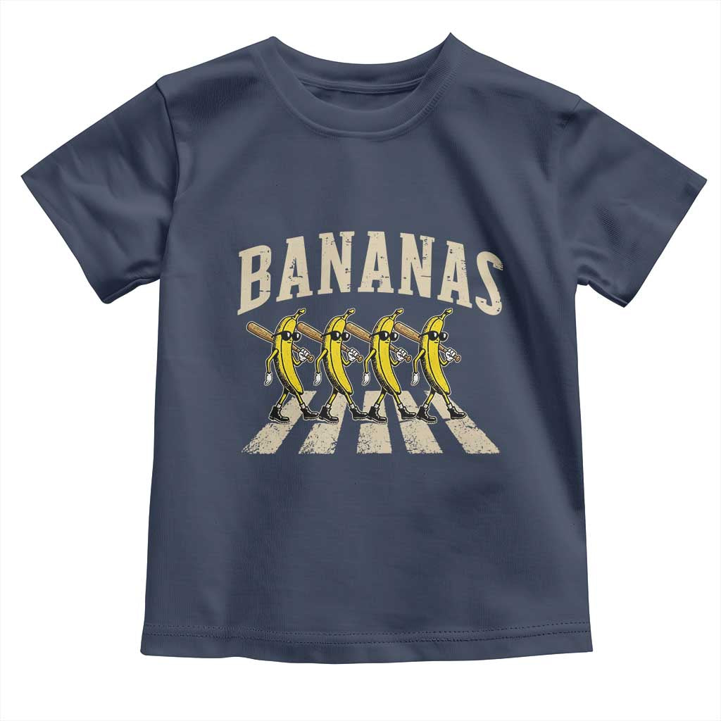 Retro Bananas Parody Toddler T Shirt Funny Baseball Player Gift
