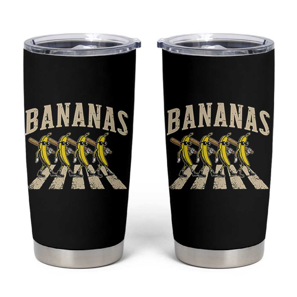 Retro Bananas Parody Tumbler Cup Funny Baseball Player Gift